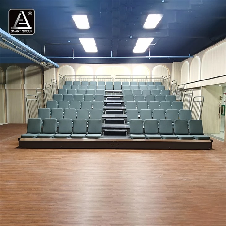 Theater Retractable Seating System factory